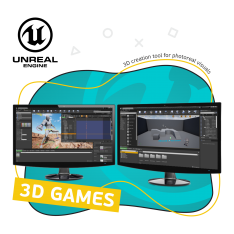 Unreal Engine 4. Игровой движок - КИБЕРшкола программирования для детей, компьютерные курсы для школьников, начинающих и подростков - KIBERone г. Тобольск