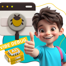 Тестирование & Vibe Debug. Охотники за багами - КИБЕРшкола программирования для детей, компьютерные курсы для школьников, начинающих и подростков - KIBERone г. Тобольск