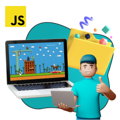 Программирование на JavaScript. Учимся создавать игры! - КИБЕРшкола программирования для детей, компьютерные курсы для школьников, начинающих и подростков - KIBERone г. Тобольск