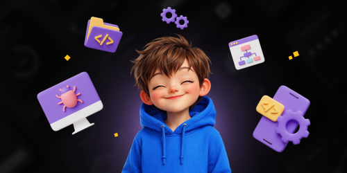 Идеальный сайт с нуля: код, дизайн и AI-помощник - КИБЕРшкола программирования для детей, компьютерные курсы для школьников, начинающих и подростков - KIBERone г. Тобольск